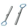 2Pcs Gymnastics Rings Adjustable Straps Non-slip Grip Pull Up Rings with Strong 200KG Load Bearing Strength Training Home