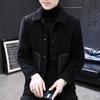 Autumn and Winter Woolen Coats, Men's Warm Woolen Jackets, Men's Trendy and Handsome Youth Imitation Mink Jackets, Sheep Sheared Wool