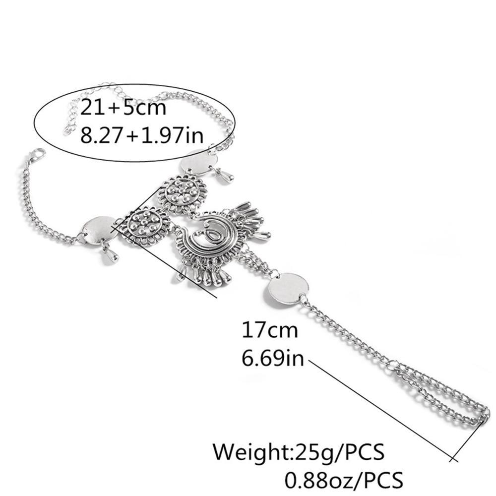 Retro Sandal Boho Style Foot Chain Bracelet Barefoot Anklet