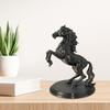 3D Printed Horse Figurine Simulation Black Horse Statue Animal Sculpture Home Office Bookshelf Desktop Decoration Ornament