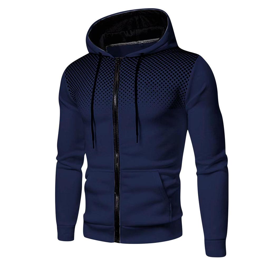 Men's Casual Zipper Sports Sweatshirt - Autumn/Winter Edition