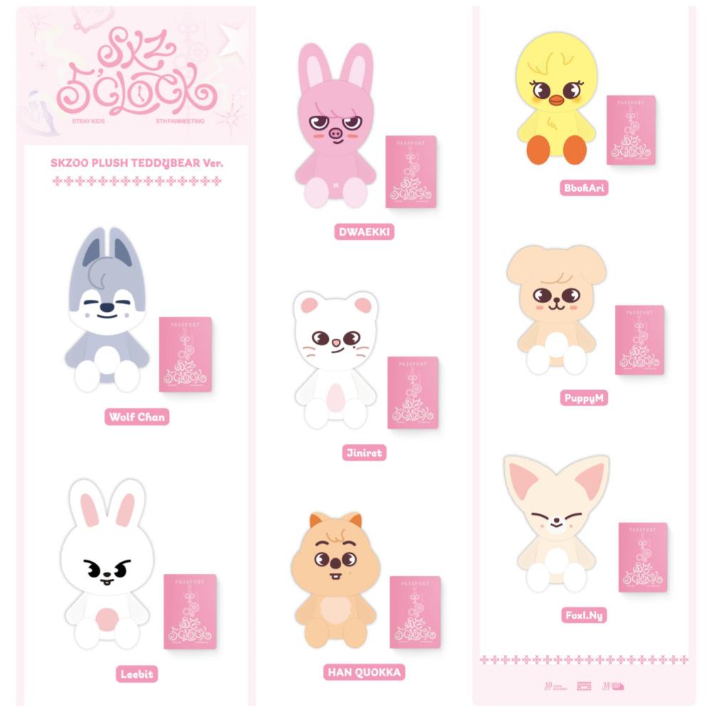 Stray Kids SKZOO PLUSH TEDDYBEAR Версия. - СКЗ 5'ЧАСОВ купить