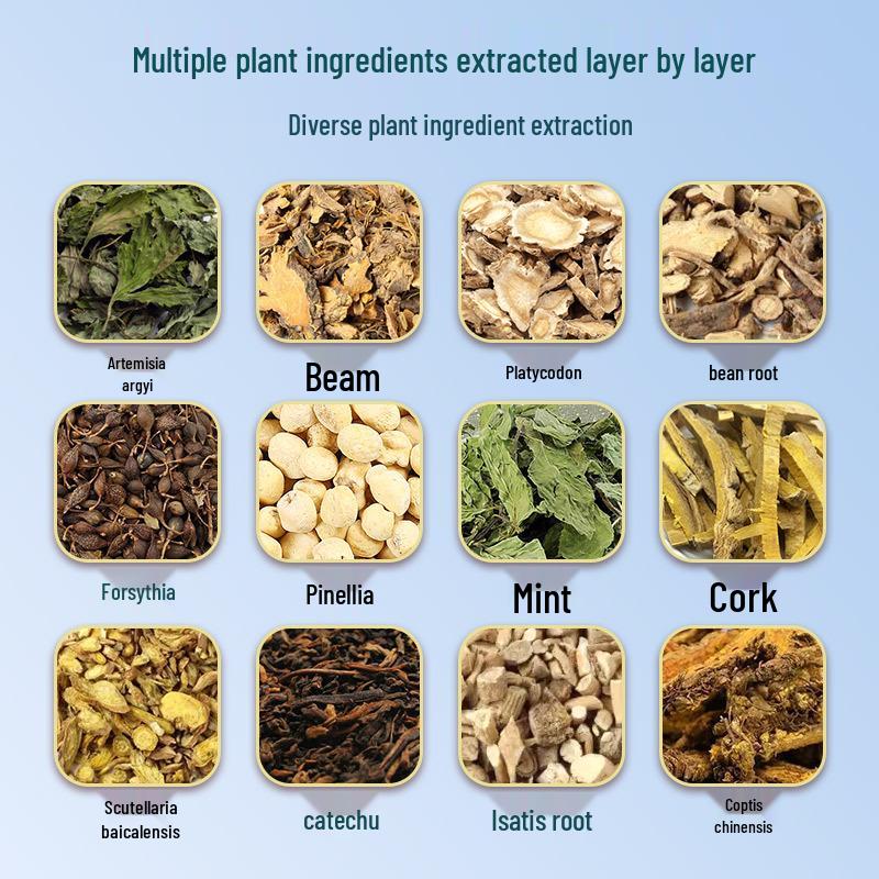 Хигаси Сагава Травяной пластырь для горла для облегчения сухого кашля и зуда