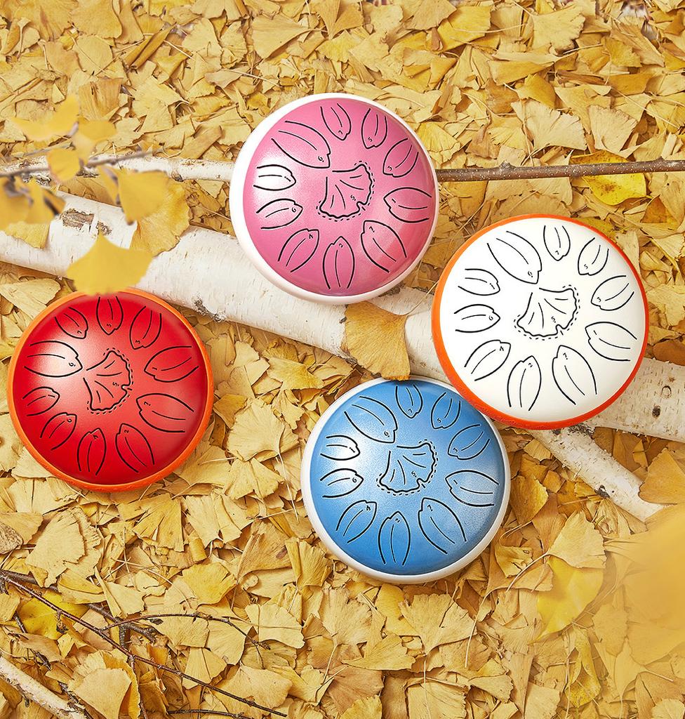 Steel Tongue Drum 6 Inch 11 Notes C Tone Ethereal Drum Music Drum Yoga Meditation Percussion Instrument