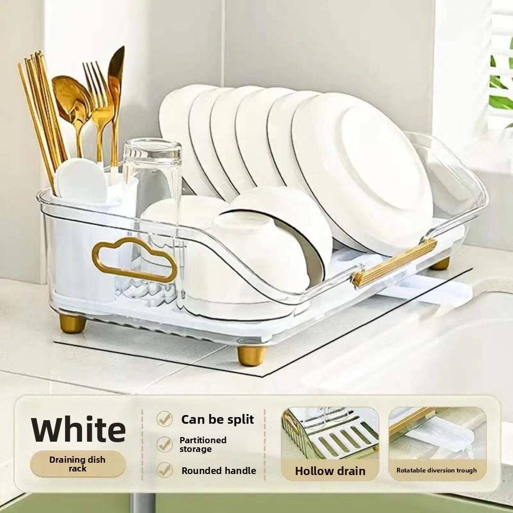 Chopstick Basket Tube Kitchen Bowl Plate Rack Tableware Storage Multifunctional Bowl Storage Shelf Cutlery Drainer