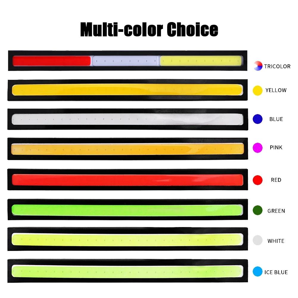 2/4 шт ультратонкие яркие светодиодные автомобильные дневные ходовые огни COB SuperBright с низким потреблением энергии автомобильные противотуманные фары DRL 12 В DRL лампы