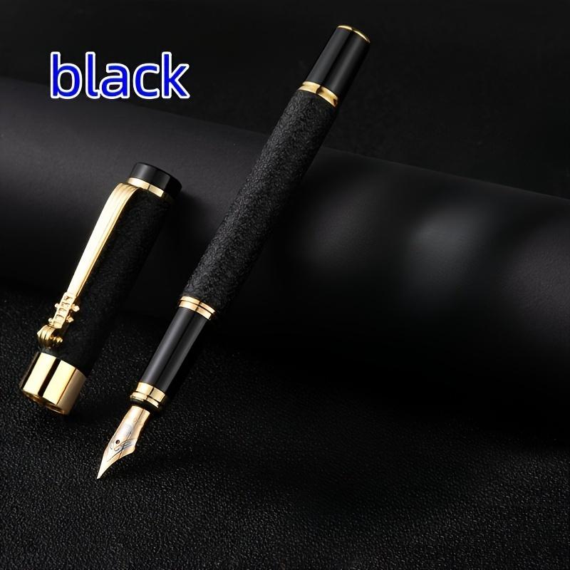 Роскошная высококачественная металлическая перьевая ручка, подходящая для плавного письма в каллиграфии и делового использования.