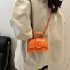 Solid Color Simple Temperament Handbag Summer New Fashion Shoulder Messenger Bag Small Square Bag Women
