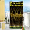 Borussia Dortmund Customize Text Beach Towel Soft Durable Quick-Dry