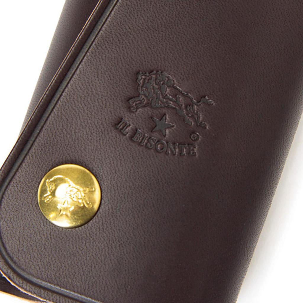 Key Case F Dark Brown [IL BISONTE] 54_1_5412305250