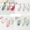 3 пары/лот новые детские нескользящие осенне-зимние хлопковые носки для новорожденных