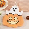 Coral Fleece Pumpkin Hand Towels Ultra Absorbent Ghost Pirate Towel  Party Decorations