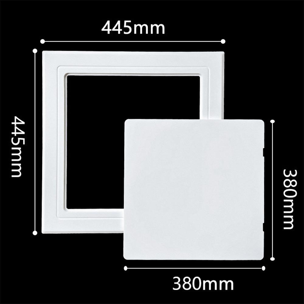 Inspection Port Self-adhesive Access Panel Door White Plastic Inspection Hole Removable Hinged Access Hatch Doors Wall Ceiling