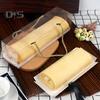 10 Pcs Clear Pastry Boxes Rectangle Portable TEP Sandwich Dessert Display Food Storage Holder for Party