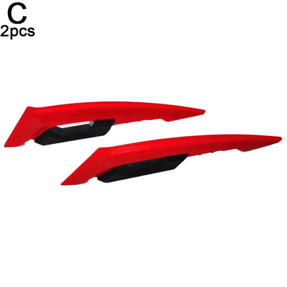 1 пара универсальных мотоциклетных крылышек, аэродинамический спойлер, динамическое крыло с клейкой декоративной наклейкой для мотоцикла, скутера P1t2