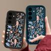 Мягкий защитный чехол для объектива Samsung S25 S24 S23 S22 Ultra S21 S20 Fe A55 A54 A53 A52 A35 A34 A15 A14, силиконовый противоударный чехол с цветочным принтом