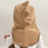 Winter Fleece Balaclava for Baby Cute Cartoon Dinosaur Hooded Scarf Hat Kids Warm Children One Piece Beanie Cap
