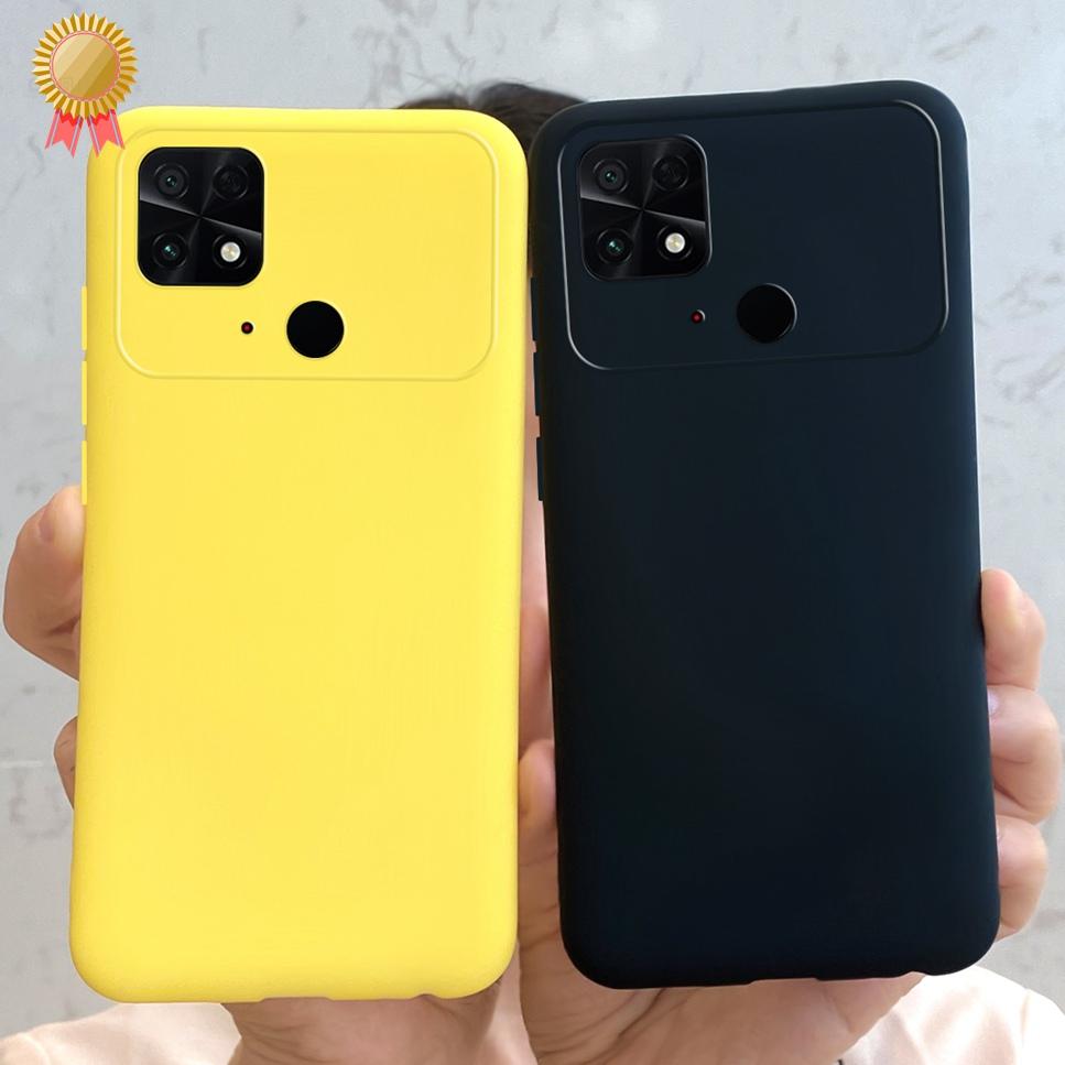 For Xiaomi Poco C40 Case Solid Color Liquid Silicone Shockproof TPU Soft Cases ON Xiaomi Poco C40 C 40 Back Cover Bumper Fundas