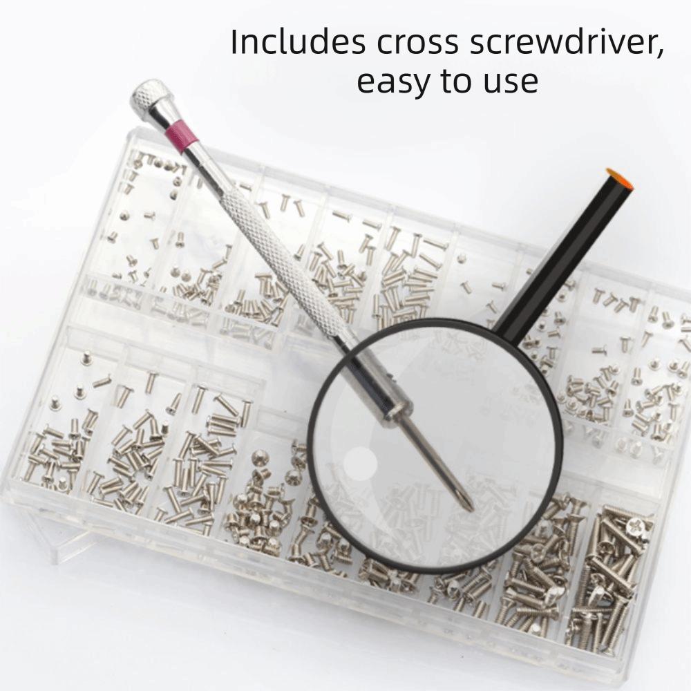 Assorted Repair Tool Kit Silver Hardware Tools Specification Micro Screws Watch Repair