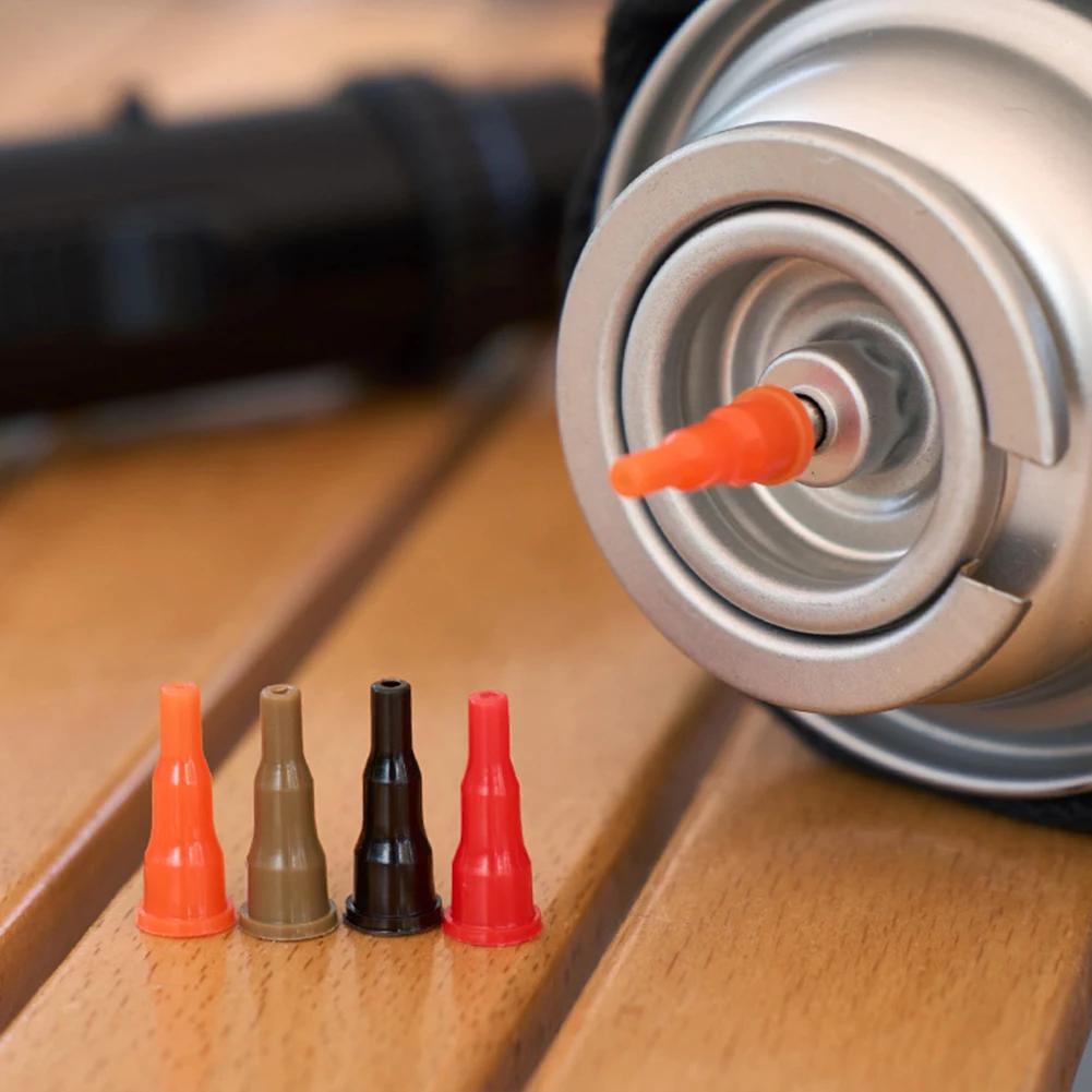 20 шт./10 шт. Адаптер для бутановой насадки Многоразовый адаптер для газового баллона с бутановой кассетой Универсальный преобразователь бутанового газа для зажигалки