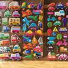 10Sheets Stickers For Kids Boys 3D Puffy Bubble Scrapbook Cartoon Stickers