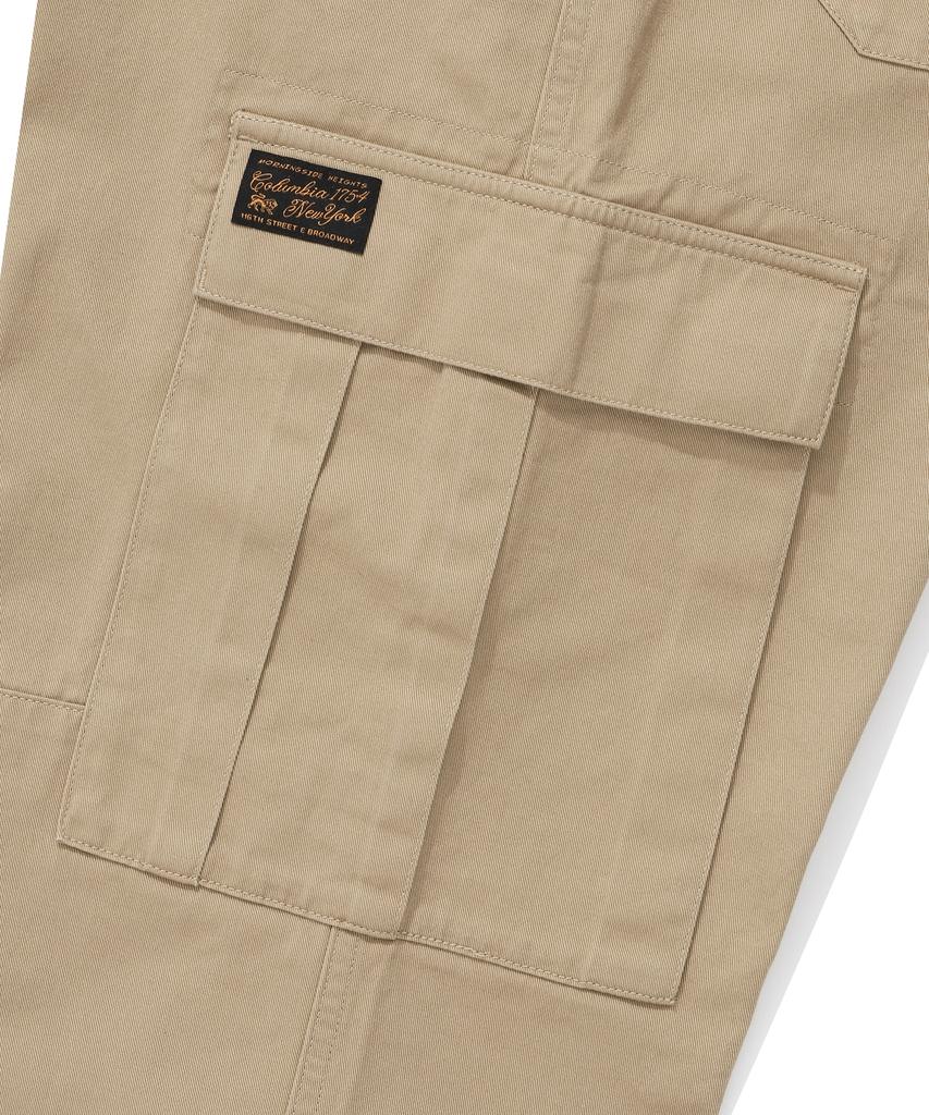COLUMBIA UNIVERSITY Sl-Label Belted Cargo Cotton Pants Heritage Beige