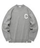 COVERNAT C Logo Crewneck Knit Melange Gray