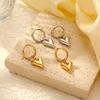 Trend Love Pendant Stainless Steel Earrings Women's Trend Premium Versatile Earrings