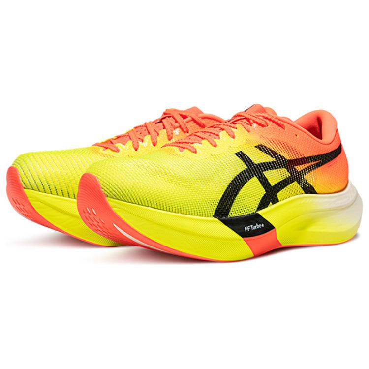 Asics Metaspeed Sky Paris Safety Yellow Unisex Sneakers Black 1013A123-750