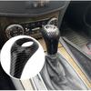 Carbon Fibe Style Gear Sticker Shift Knob Stick Button Cap Cover Fit For Mercedes Benz W204 W212 A C E G CLS SLK