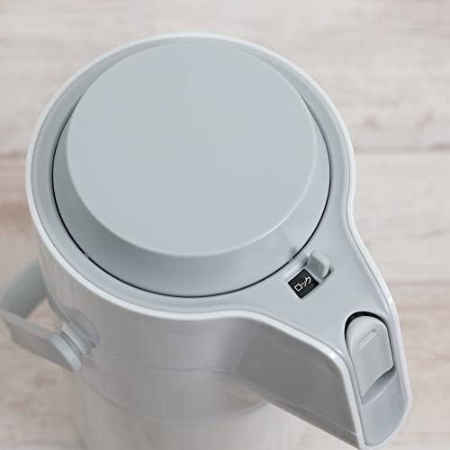 Термос-кувшин Pearl Metal, 2,2 л, Нержавеющая сталь, Изолированный, Настольный, Широкое горло, С наклонным носиком, Молочно-белый, Eco Stage HB-6759