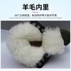 Winter Cowhide Snow Boots - Thickened, Cold-Proof, Plus Velvet Wool, Thick-Soled, Outdoor, Warm, Labor Protection Footwear