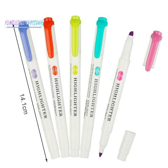 5/35 шт. настоящие мягкие хайлайтеры, пастельный хайлайтер с двумя кончиками, маркеры разных цветов, не оставляющий пятен хайлайтер для детей и взрослых