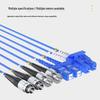 AIENKIS 45m Armored LC-LC Single-Mode Fiber Optic Patch Cable
