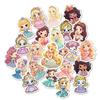 50 Cartoon Cute Princess Children's Stickers Ins Creative Waterproof Stickers Pack DIY Water Cup Computer Ipad