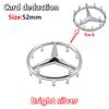 CRX1 52mm 57mm Pins Sticker Car Steering Wheel Emblem Badge For Mercedes Benz C E S Class CLA CLS W212 W205 W204 Styling Accessories