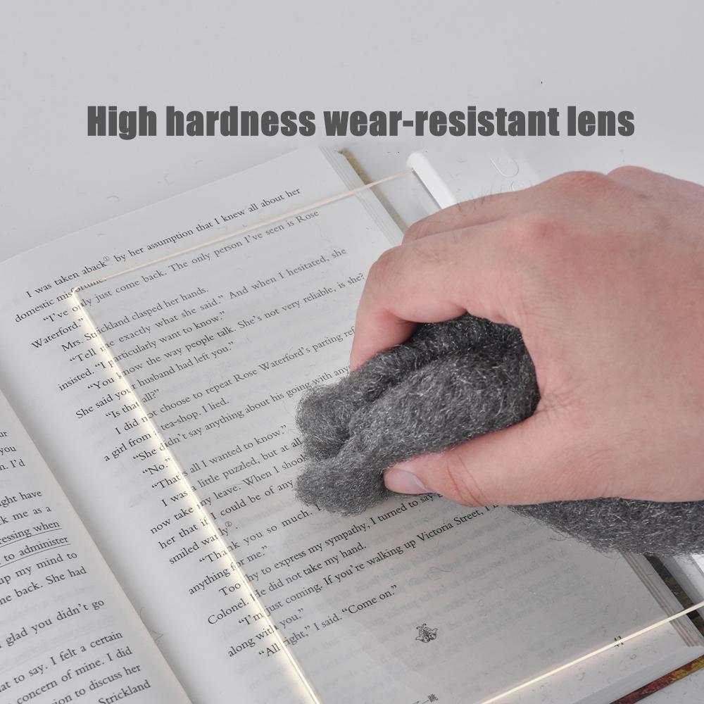 LED Flat Reading Lamp Panel Night Vision Reading Light Eye Protection Reading Light Usb Charging Student Night Book Lamp Indoor F17