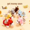 Year of the Horse Plush Keychain: Cute Mascot Doll Ornament for New Year