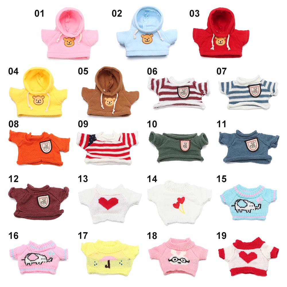 Gifts Animal Dolls Hoodie Yellow Duck Plush Toy Clothes Kids Toys Sweater Dolls Accessories