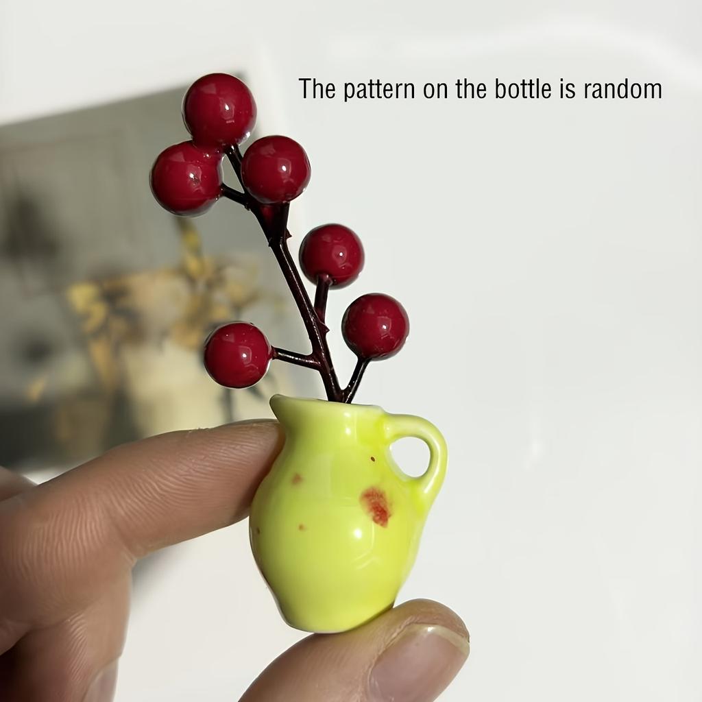 Мини Керамическая Ваза Холодильник Наклейка Креативный 3D Стерео Домашний Декор Магнит