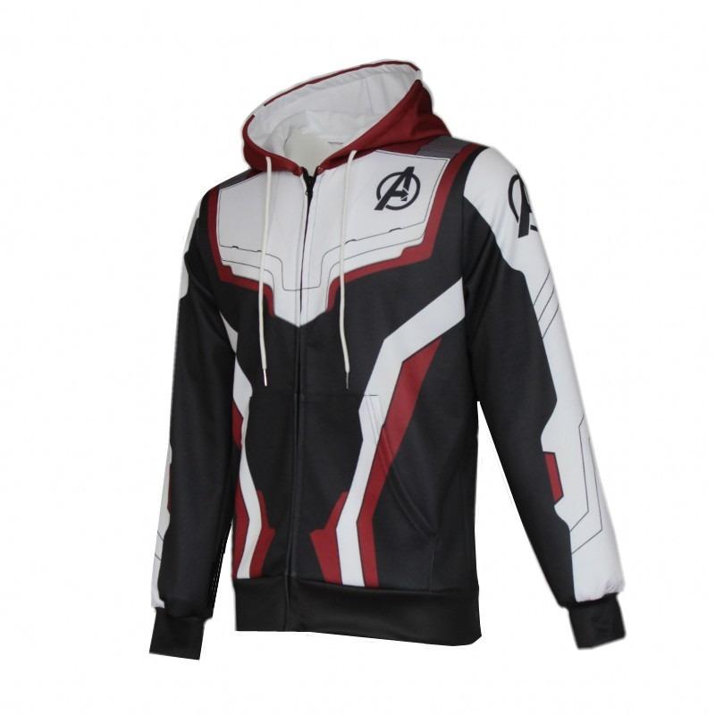New Avengers, Quantum Battle Suit Concept Sweater, Zipper Hoodie