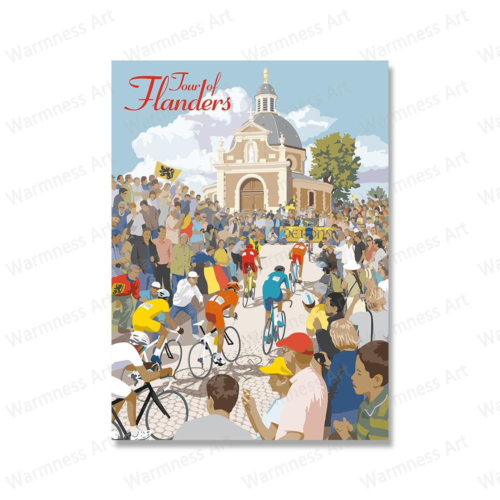 Мир города велосипедные гонки Велоспорт высоко в горах настенная живопись на холсте печать велосипедный спортивный постер фотографии для гостиной