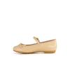 Tandy Women Flat Shoes Ivory J1586v