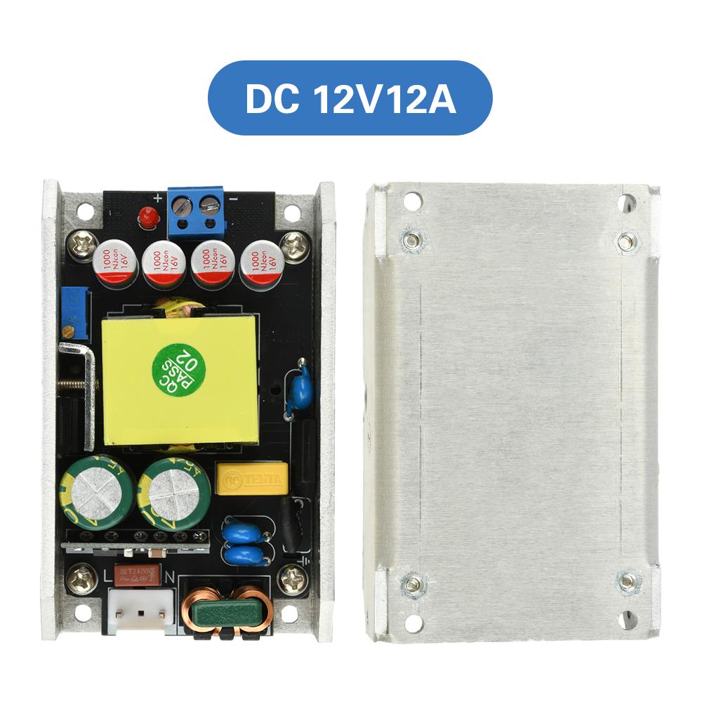 Compact GaN Power Supply Board AC 170-265V to DC 24V 6A / 12V 12A 150W High-Power Switching Power Supply Module
