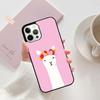 Cute Llama Alpaca Animals Cartoon Phone Case Cover for iPhone 17 Air 16 15 14 13 11 12 Pro Max Plus Shell Coque