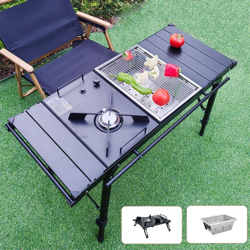 Lohascamping Портативный газовый IGT горелка настольная Мощная походная плита настольная Бутановая печь плоская Складная газовая печь igt настольная