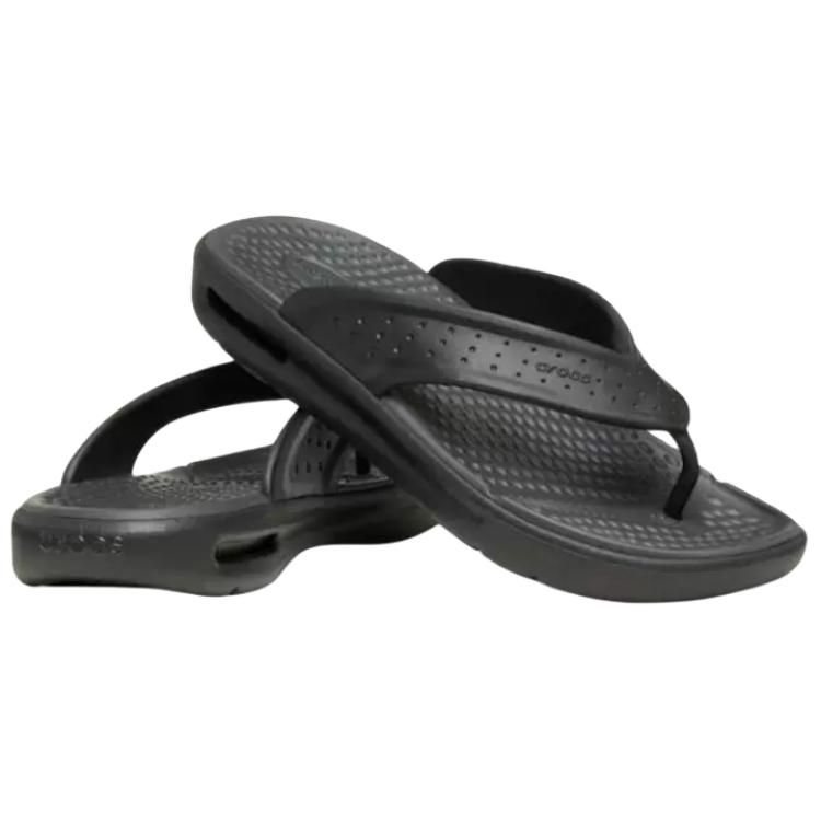 Crocs Удобные Минималистичные Модные Шлепанцы с Защитой от Натирания Унисекс Обувь Черный 211101-001