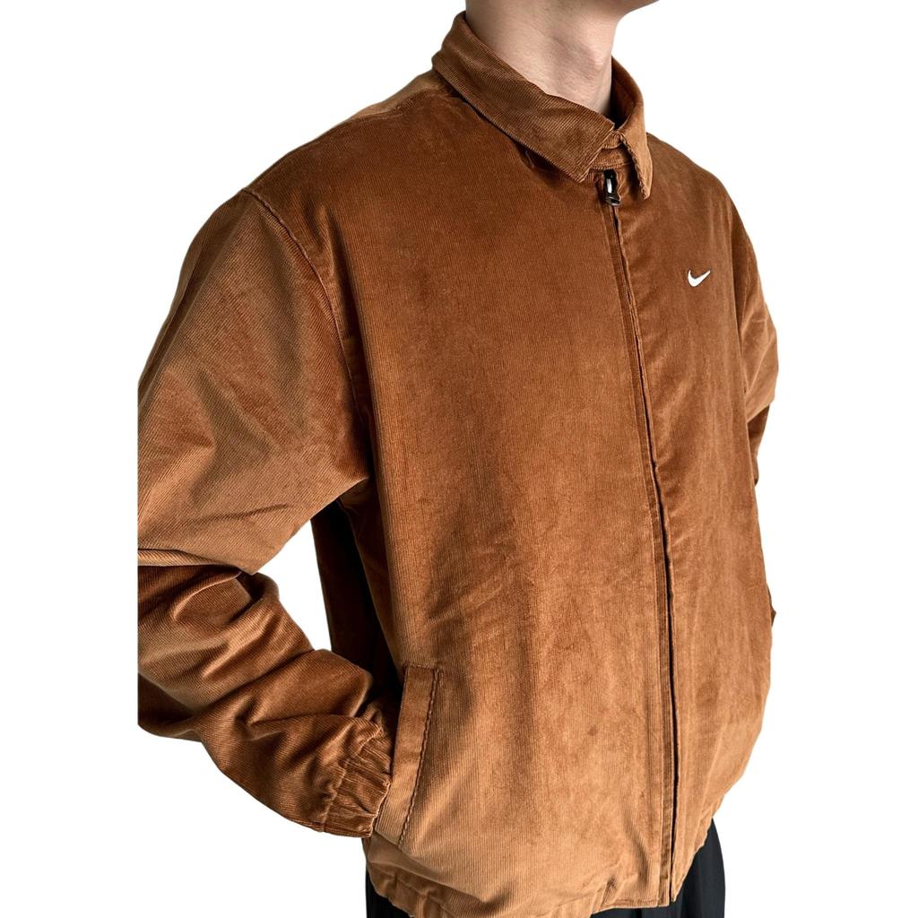 Nike Life Harrington Cord Jacket 'Brown' Men's DX9071-270