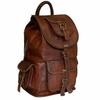 New Men'S Genuine Leather Vintage Laptop Backpack Rucksack Messenger Satchel Bag