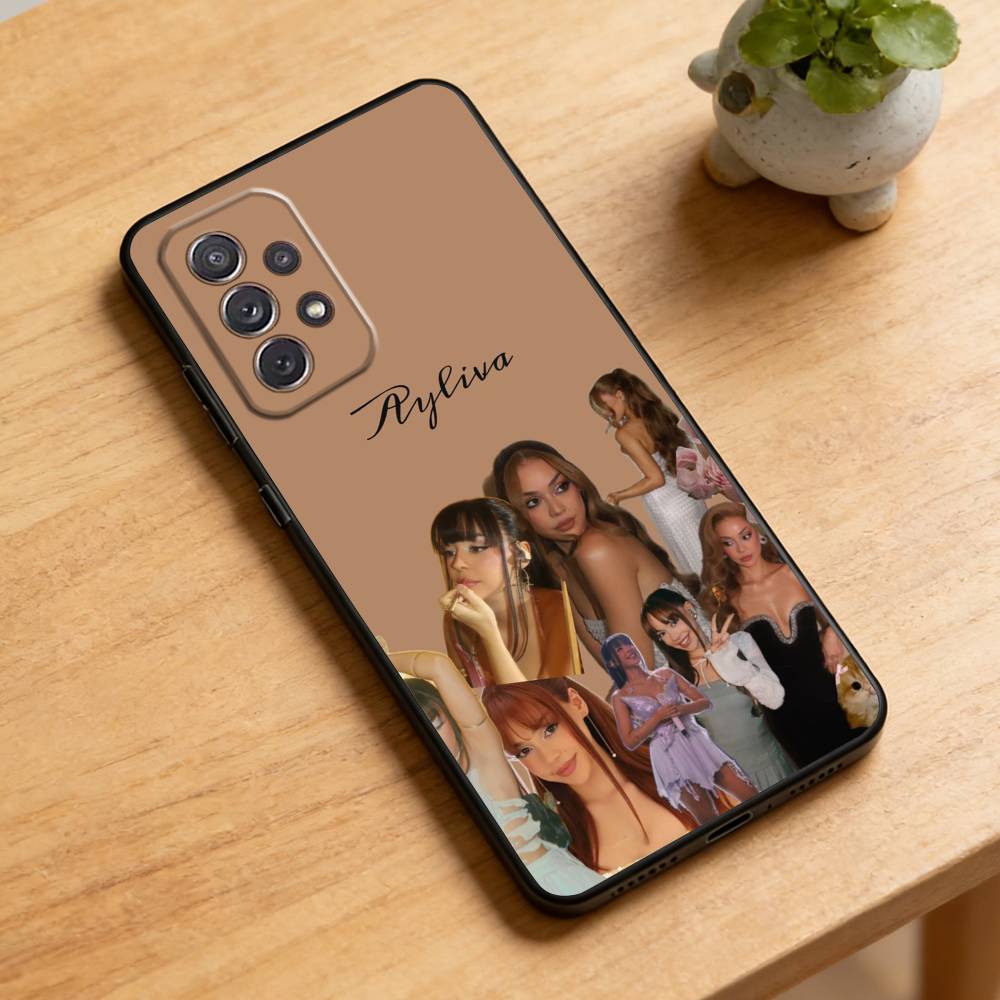 A-Ayliva She Knows   Phone Case For Samsung Galaxy A73,21,22,32,71,53,52,51,80,5G Soft Black Cover